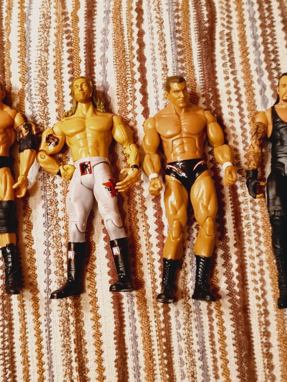 WWE Wrestling 4 Action Figures Batista Undertaker Edge Randy Orton Jakks Mattel